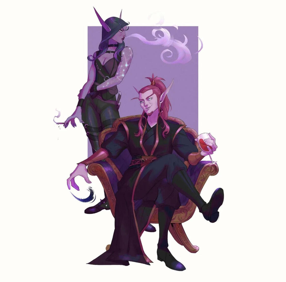 Dnd Couple Portrait