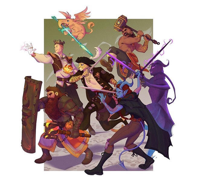 DnD Party Art 1